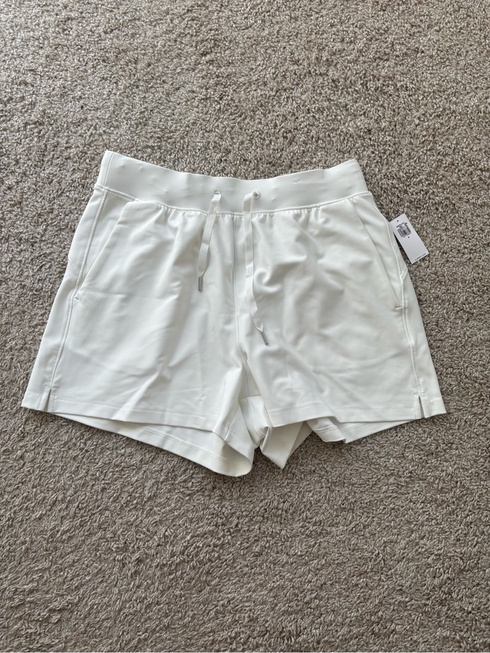 Old Navy White Drawstring Athletic Shorts